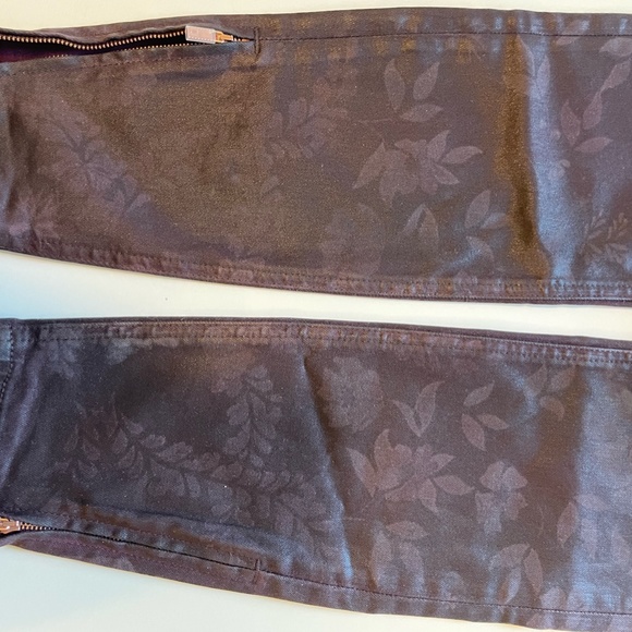 NWOT Ted Baker London Anna wax-finished skinny jeans size 28 / color purple - Picture 11 of 12